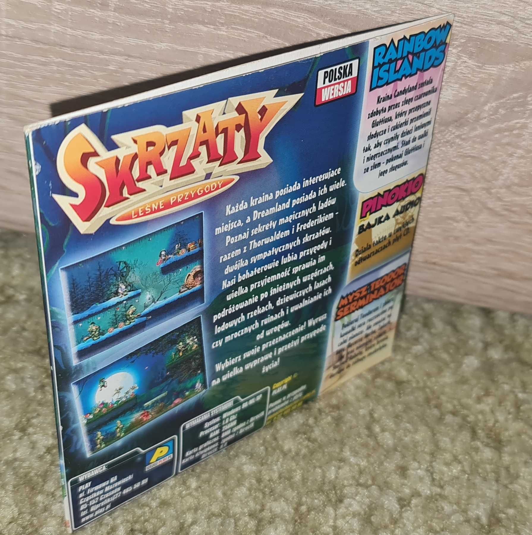 Skrzaty Leśne Przygody / Rainbow Islands /MIŚ TEODOR 3D / PC / PL / DB