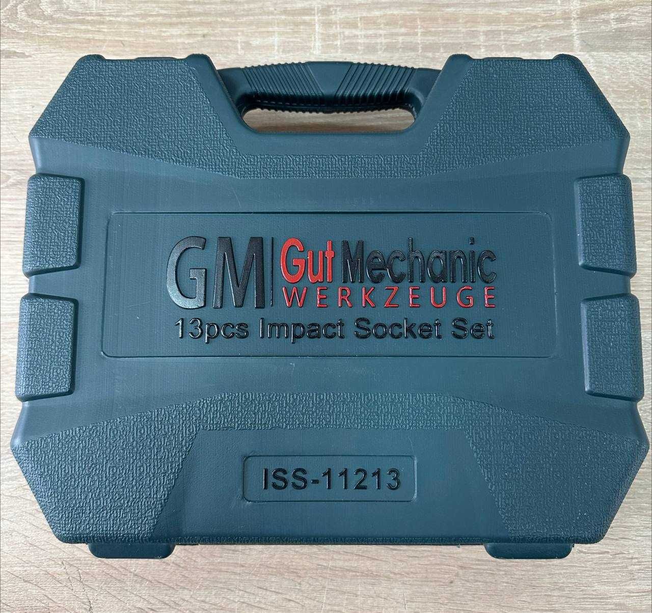 Набір головок торцевих ударних GUT MECHANIC 1/2" 10-32мм L-78MM 13шт