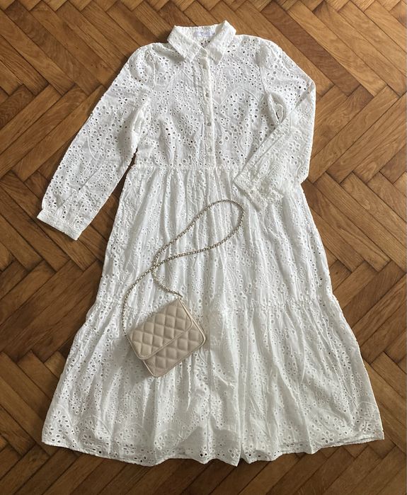 Сукня біла бавовняна S/M Milo’s Paris 100% бавовна