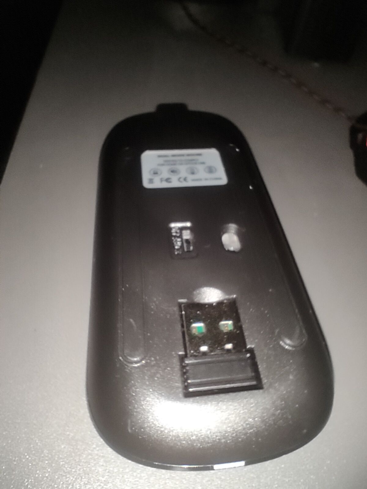 Nowa Bezdźwiękowa cicha myszka RGB Bluetooth USB