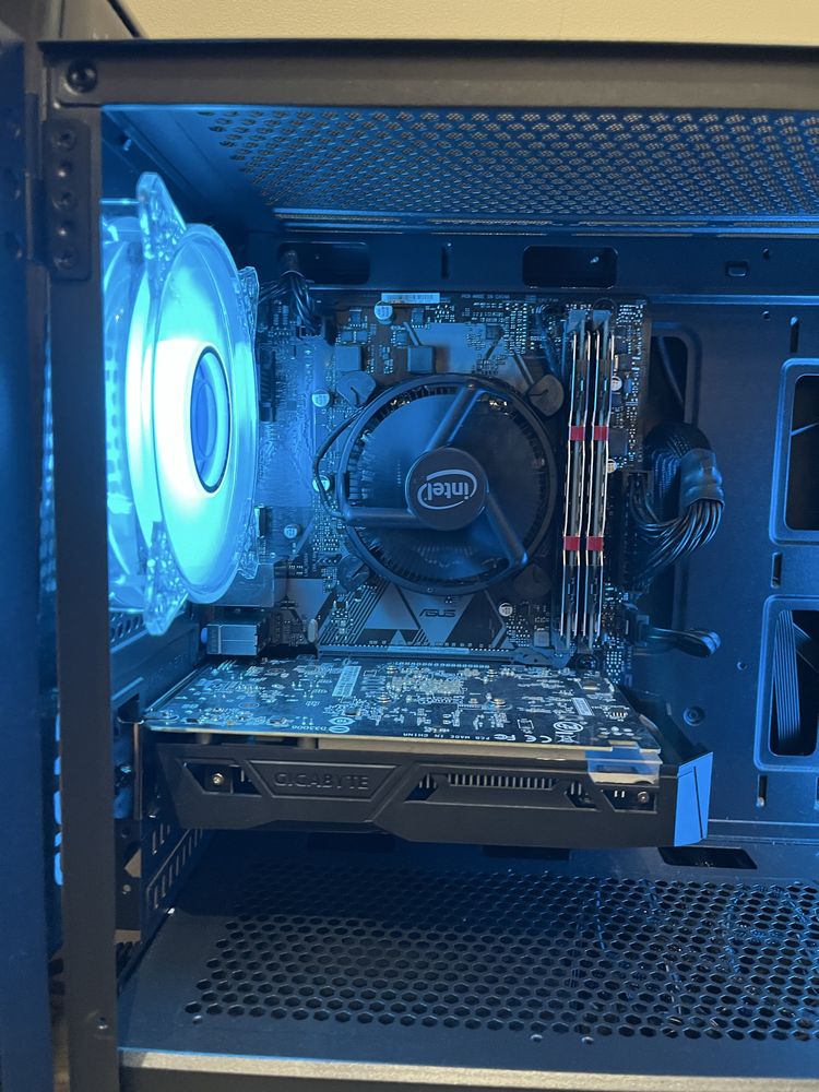 Komputer Gamingowy |i5 3,7GHz |GTX 1050Ti| LED | SSD| GRY