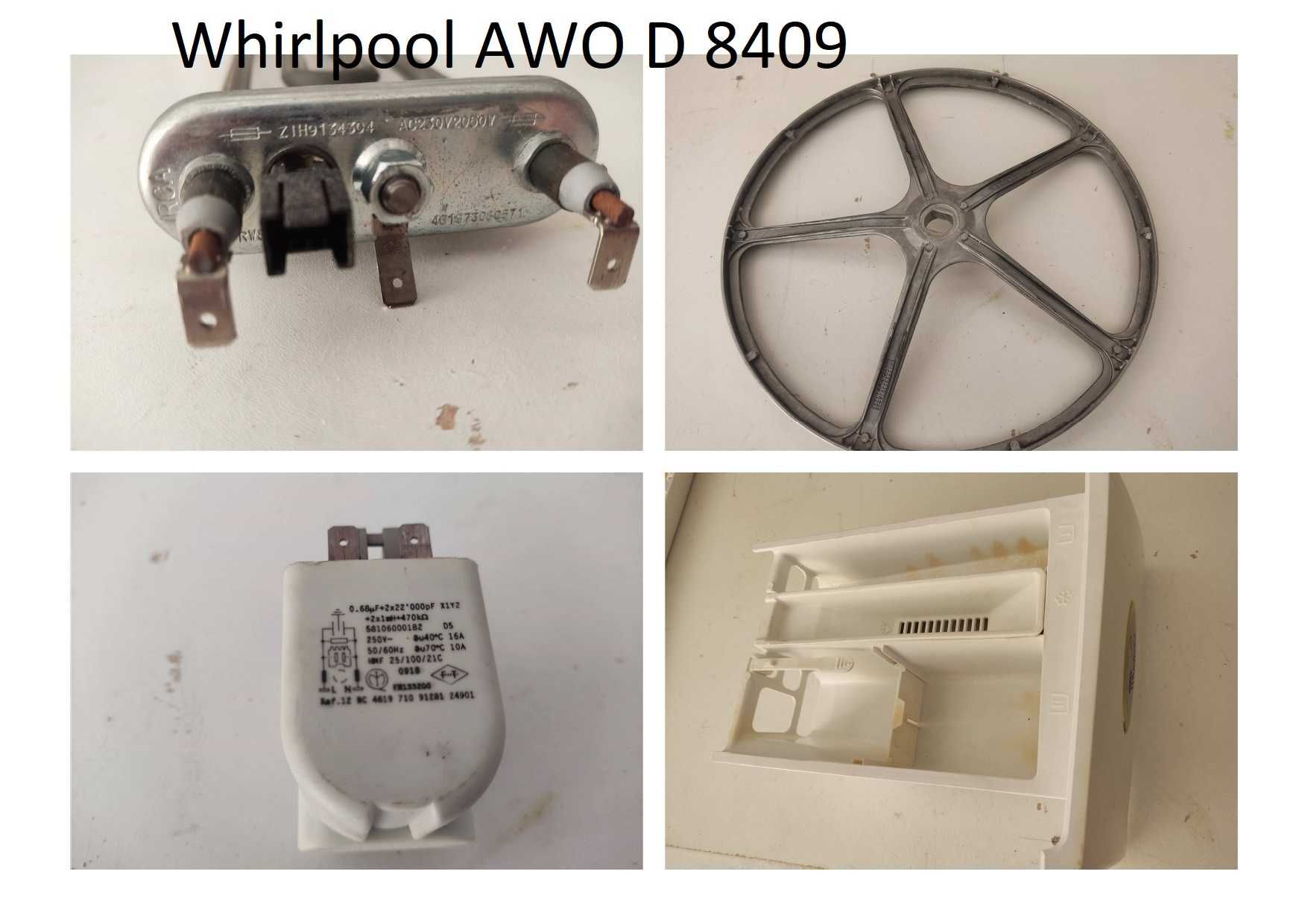 Peças maquina lavar Bauknecht WA 2140 e Whirlpool AWO D 8409