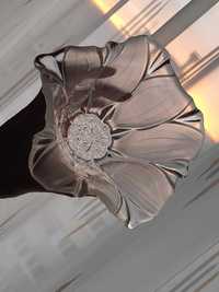 Винтажная хрустальная ваза вазочка цветок Walther Glas Германия