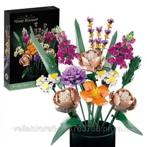 Конструктор Creator Expert Botanical Collection Букет цветов 756 детал