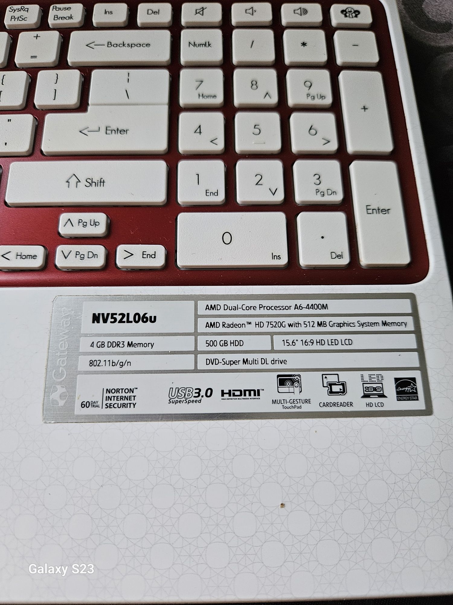 Laptop Gateway ...