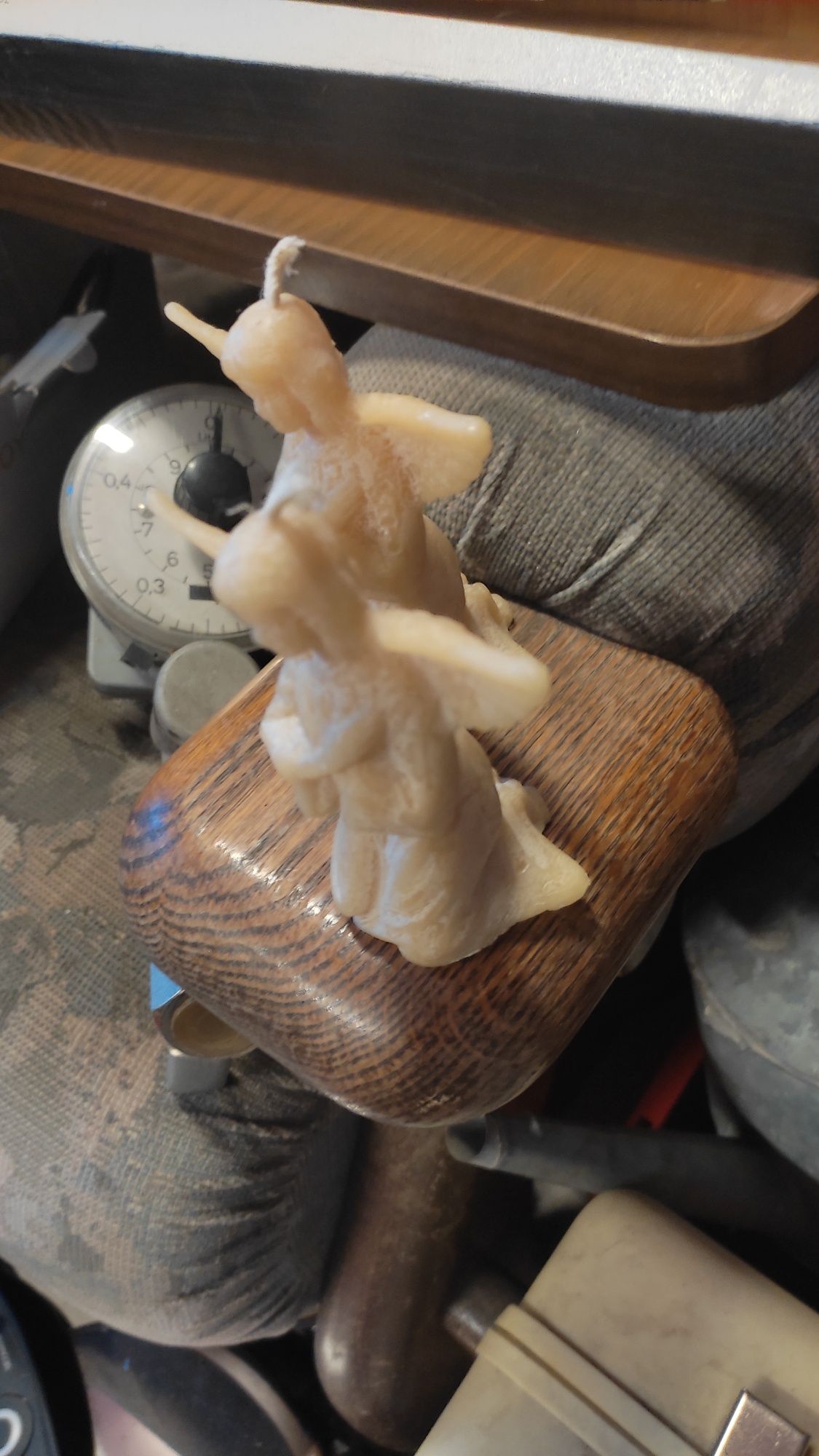 2świece aniołki 10 cm.