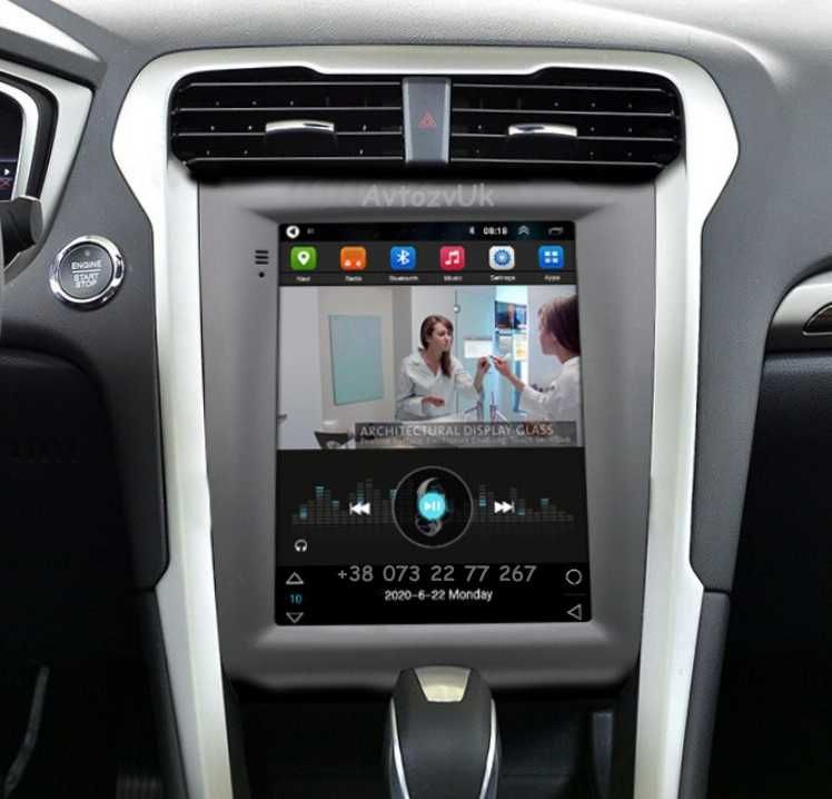 Магнитола FUSION Ford MONDEO USA Фьюжен Tesla Мондео  CarPlay Android