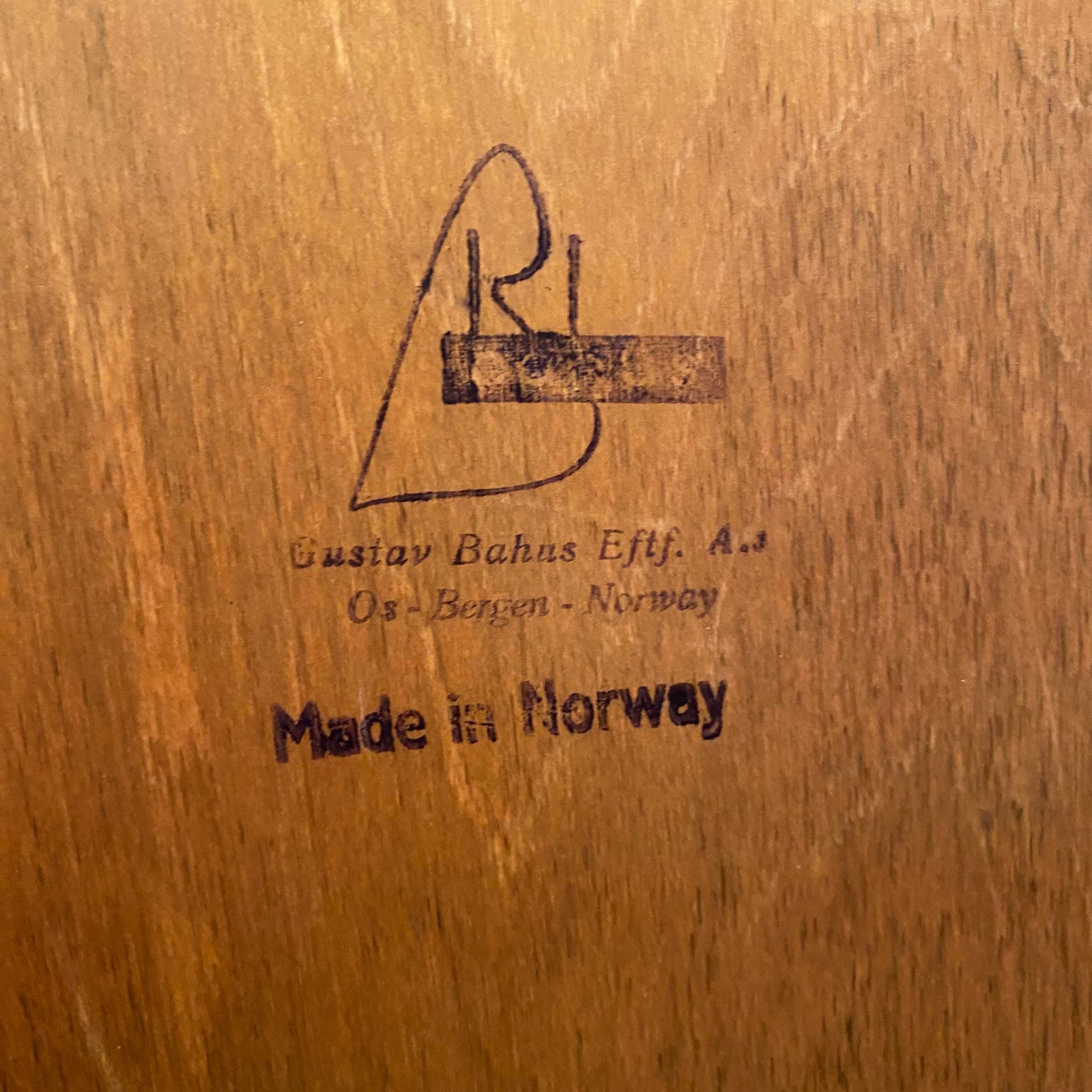 Regał Gustav Bachus lata 70 teak vintage rzadki model
