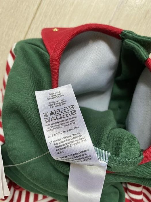 Новый боди человечек бодик эльф рождественский