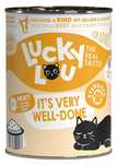 Karma dla kota po kastracji, sterylizacji Lucky Lou DRÓB WOŁOWINA 400g