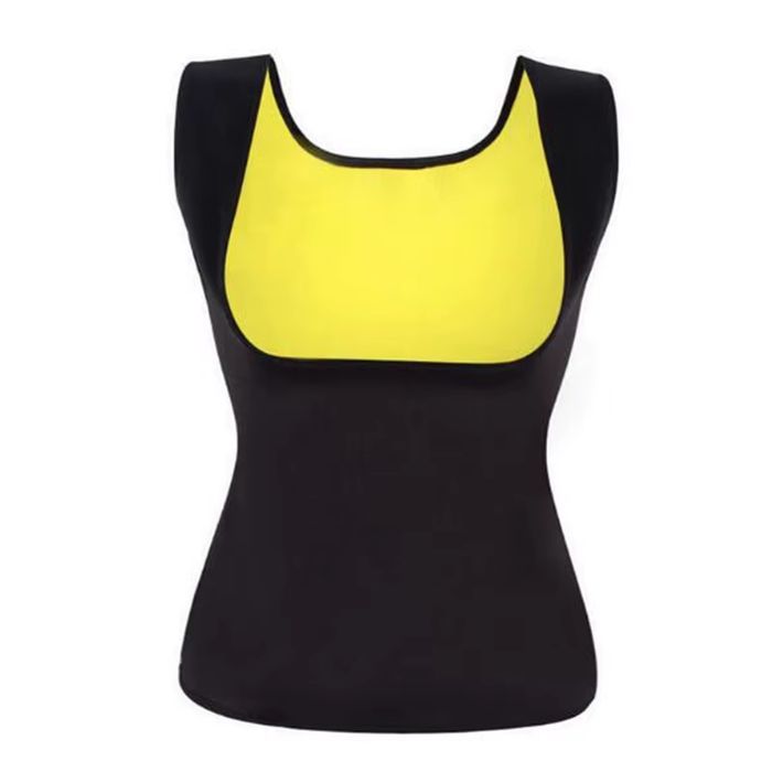 Damska neoprenowa koszulka wyszczuplająca - na trening, fitness - 4XL