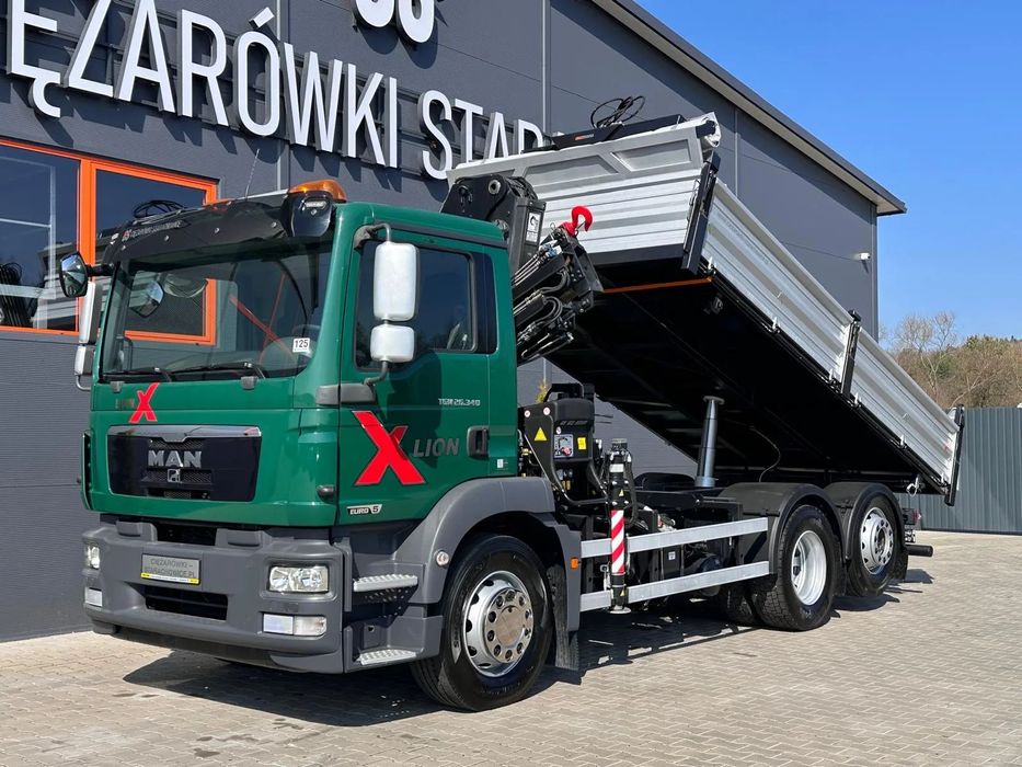 MAN MAN TGM TGS TGX 26.340 // E5// 6x2 6x4 //WYWROTKA 3-S / HIAB XS 122 HIDUO // KIPPER // KRAN // KRANE  MAN TGM TGS TGX 26.340 // E5// 6x2// 6x4 // wywrotka3-S// HIAB XS 122