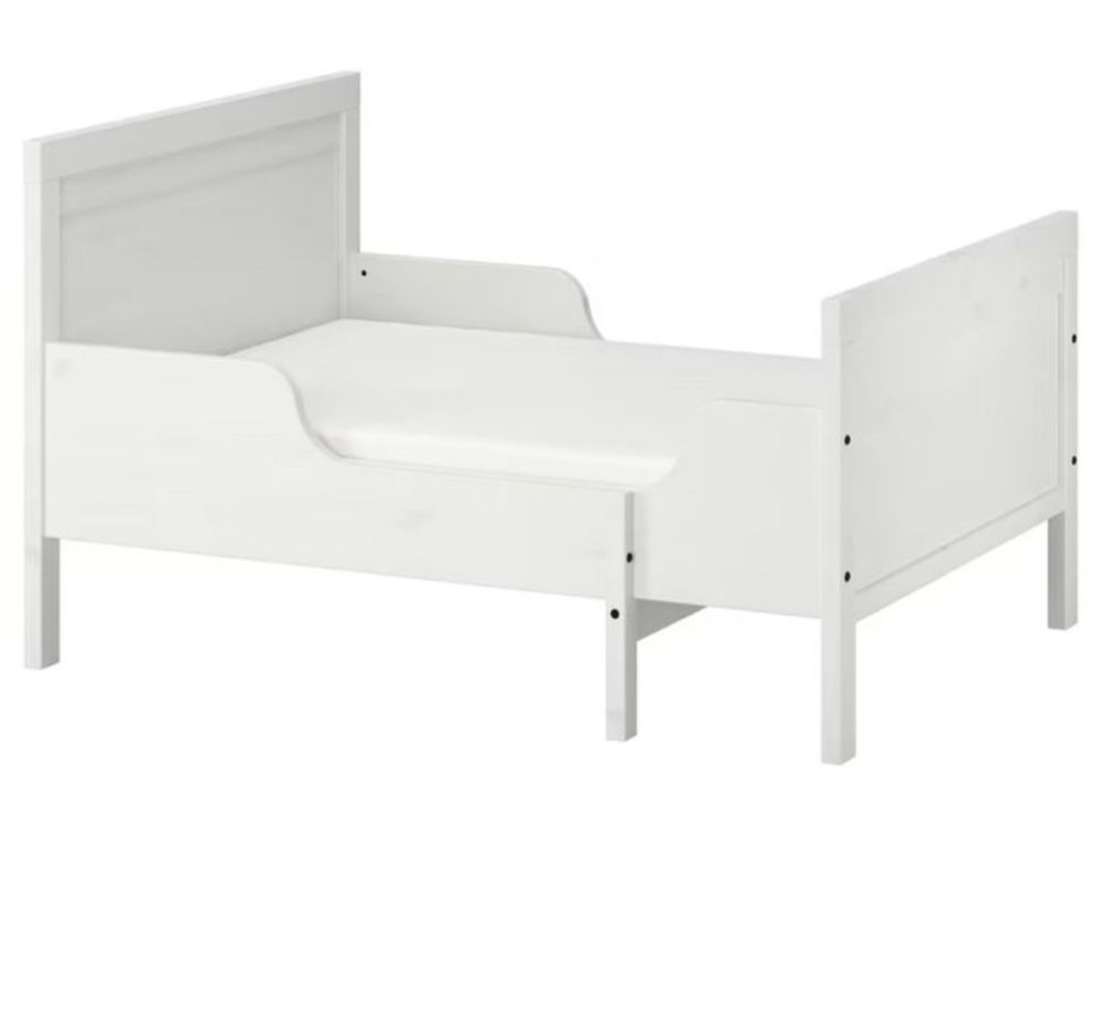 Cama Ikea c/estrato ripas e colchão 80x200 cm