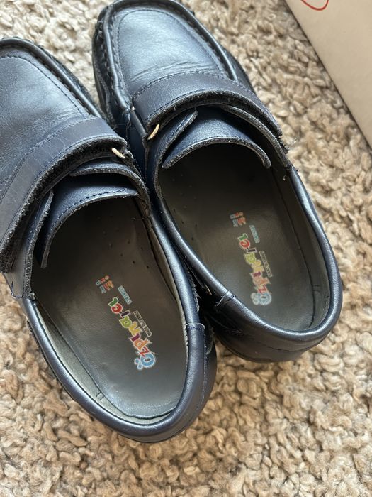 Шкіряні шкільні туфлі мокасини для хлопчика 32