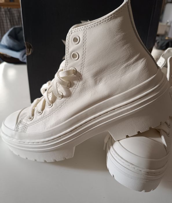 Chuck Taylor All Star - Botas Plataforma em Cabedal