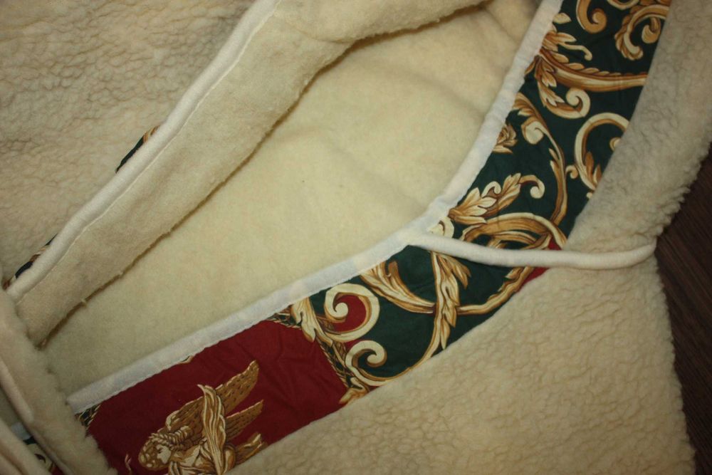 Szlafrok Woolmark wełniany profilaktyczno-rehabilitacyjny