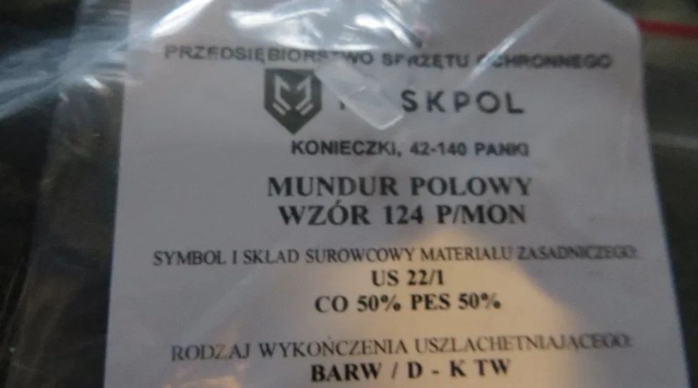 Mundur polowy wzór 124 P L/L