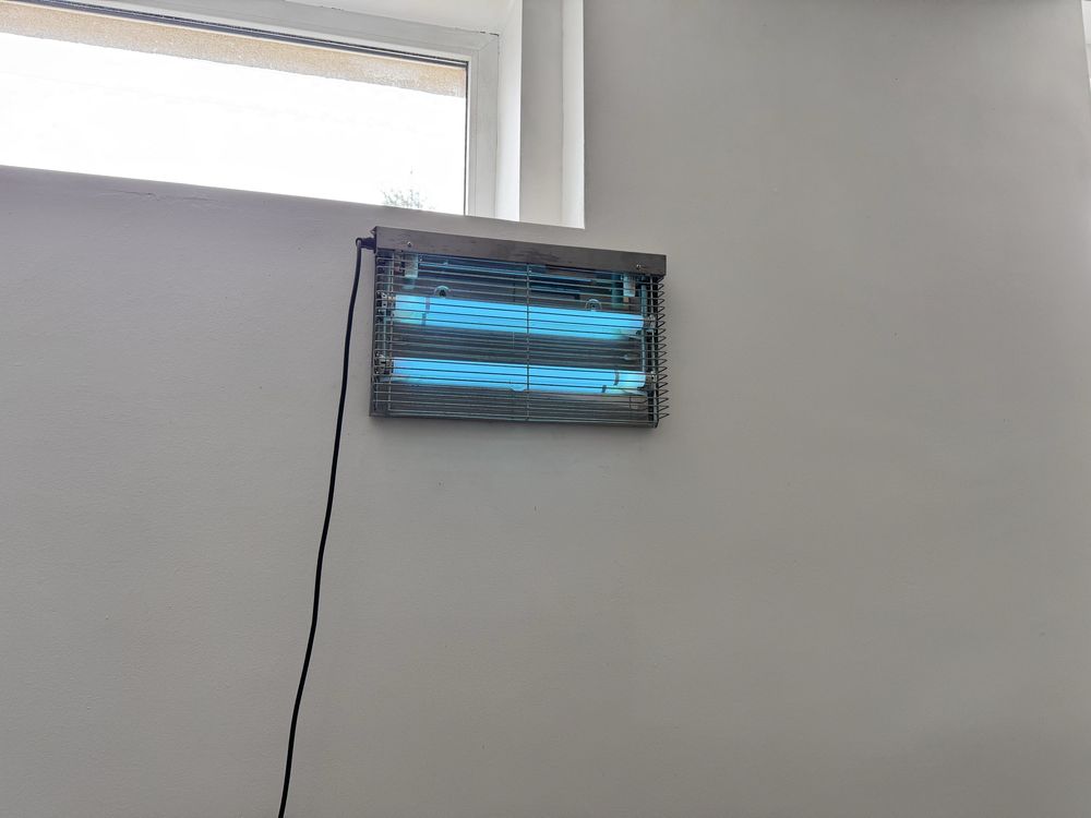 Lampa owadobójcza ze stali nierdzewnej HACCP