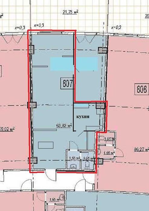 Оренда офісу з меблями в БЦ на Подолі (55 м2)