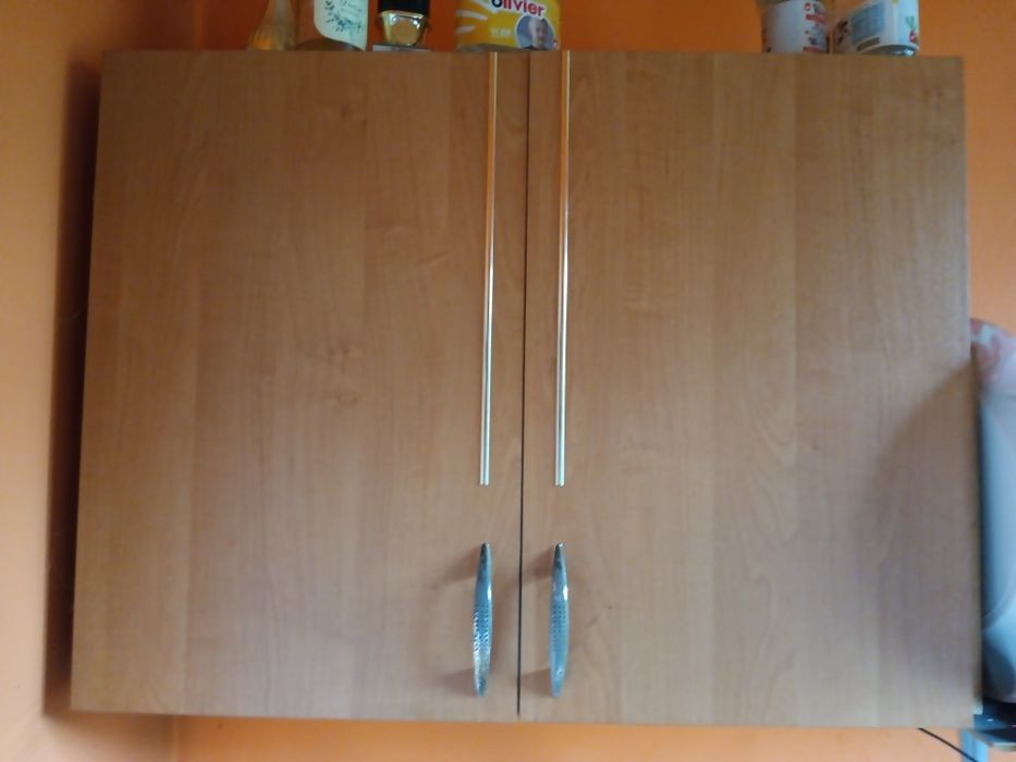 Szafka barek szuflada półk szafki szyby olcha