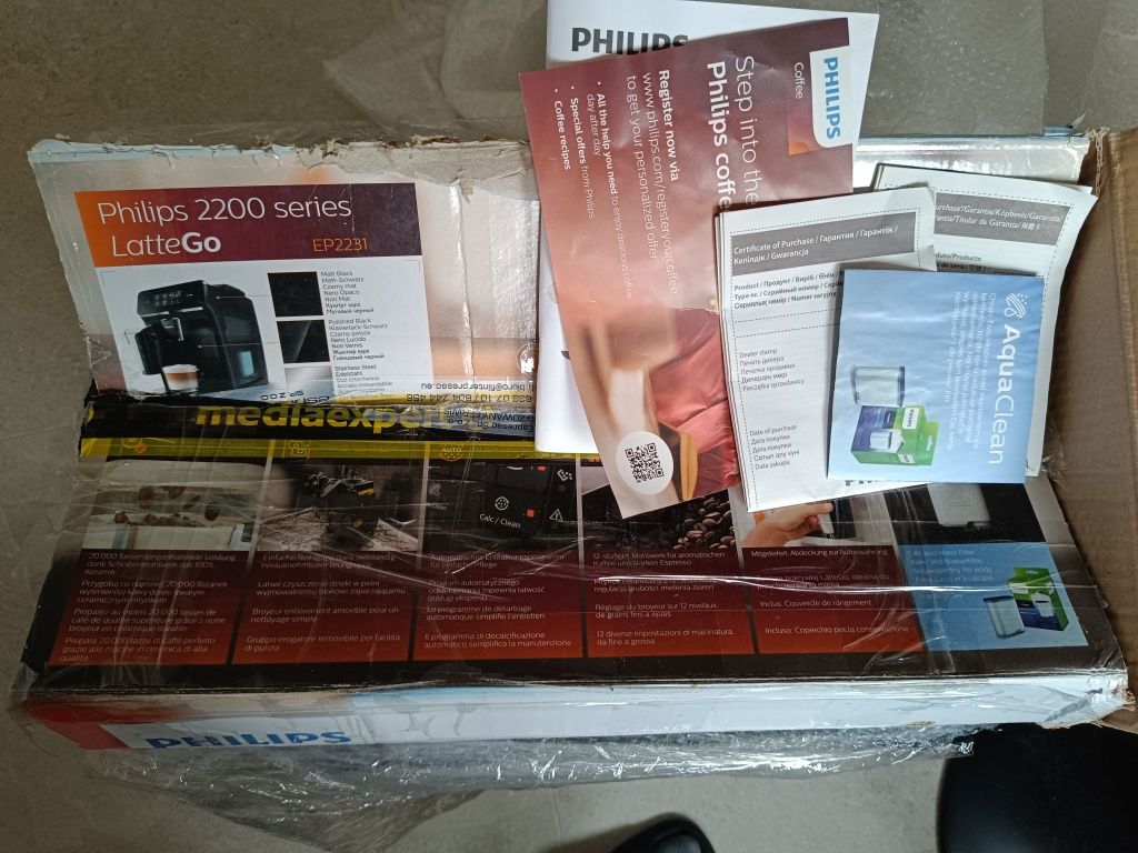 Ekspres ciśnieniowy do kawy Philips kawiarka automatyczny