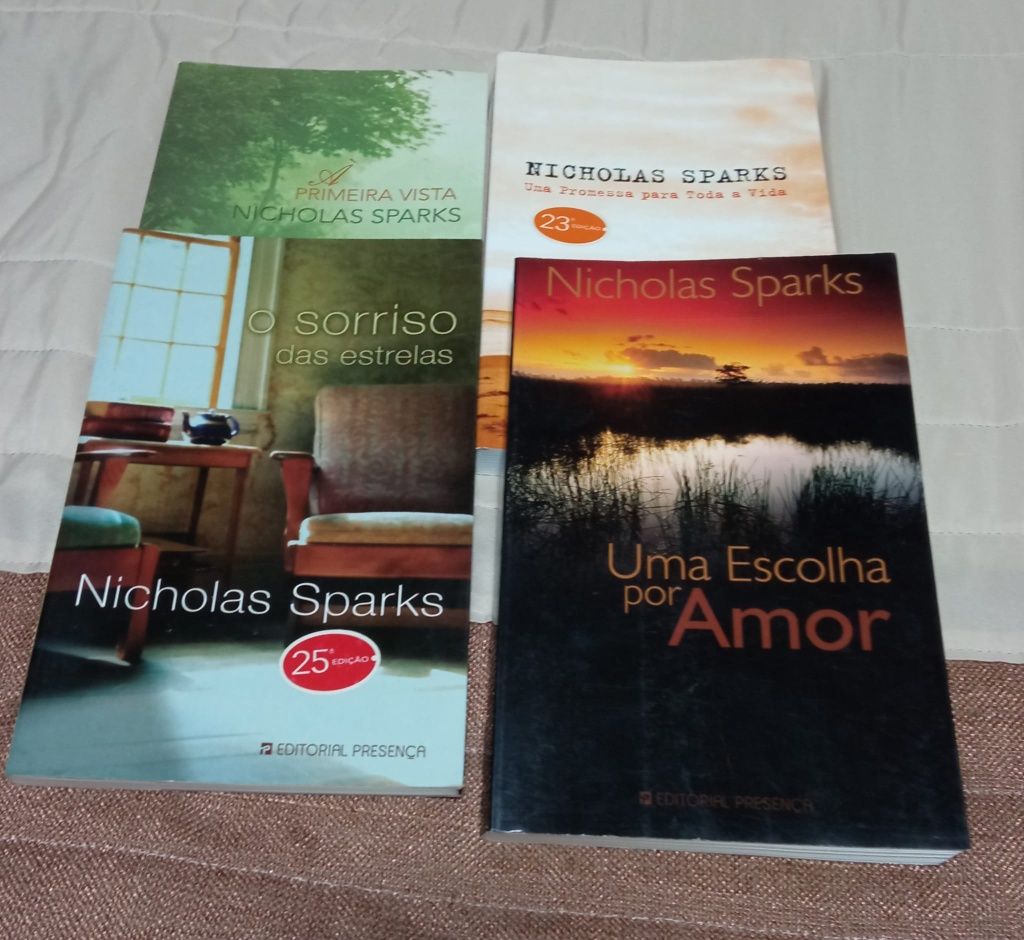 4 livros Nicholas Sparks 37€