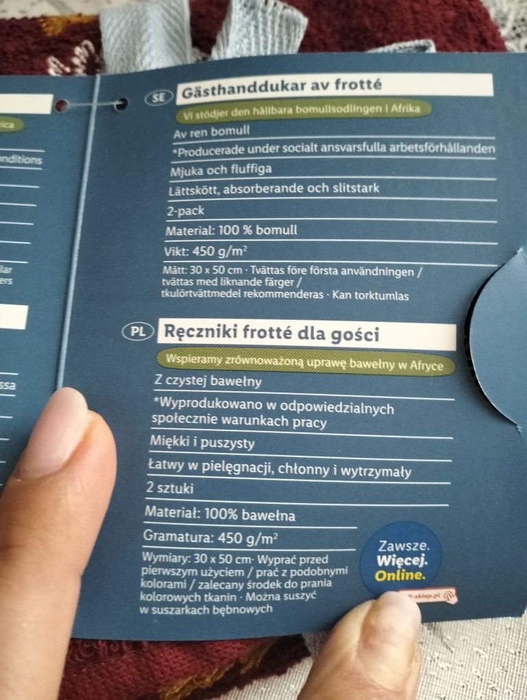 Sprzedam Ręczniki nowe z metką