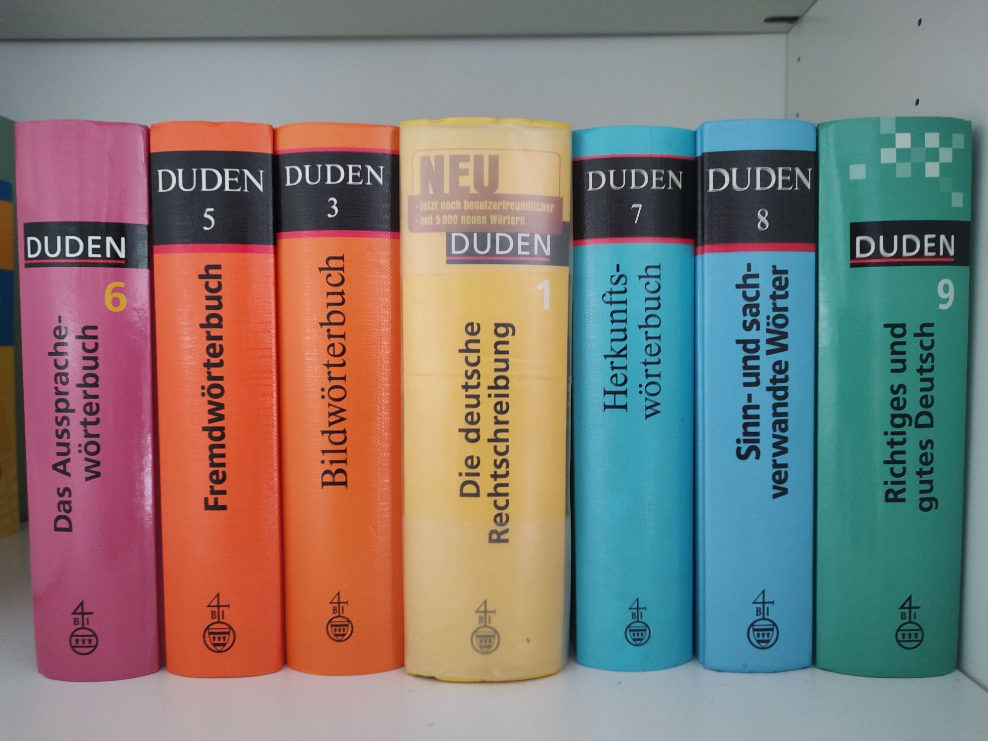 DUDEN - zestaw - 7 sztuk - język niemiecki