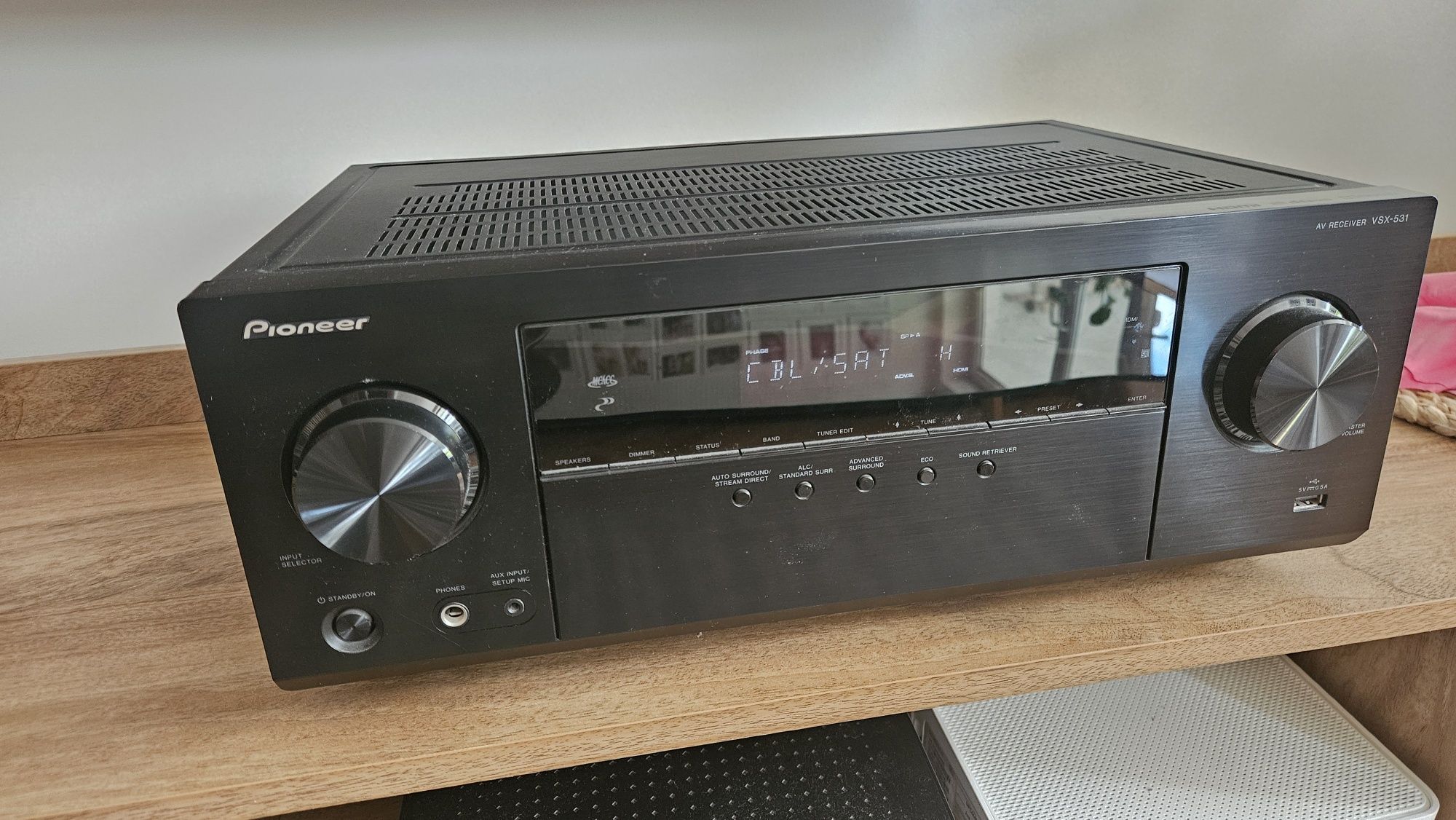 Amplituner Pionner VSX 531 głośniki 2x200Watt STX  Kino domowe zestaw