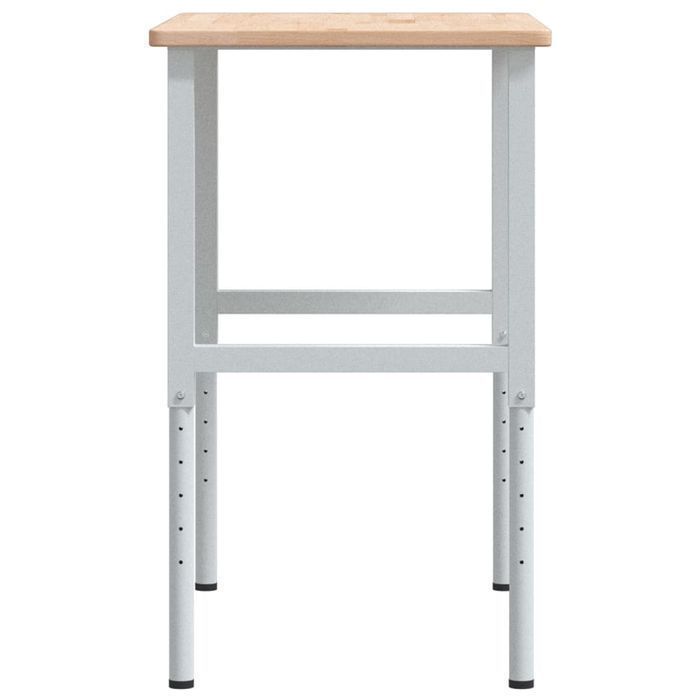 Vidaxl Stolik Roboczy, 100X60X(71,5-98) Cm, Drewno Dębowe, Prostokątny