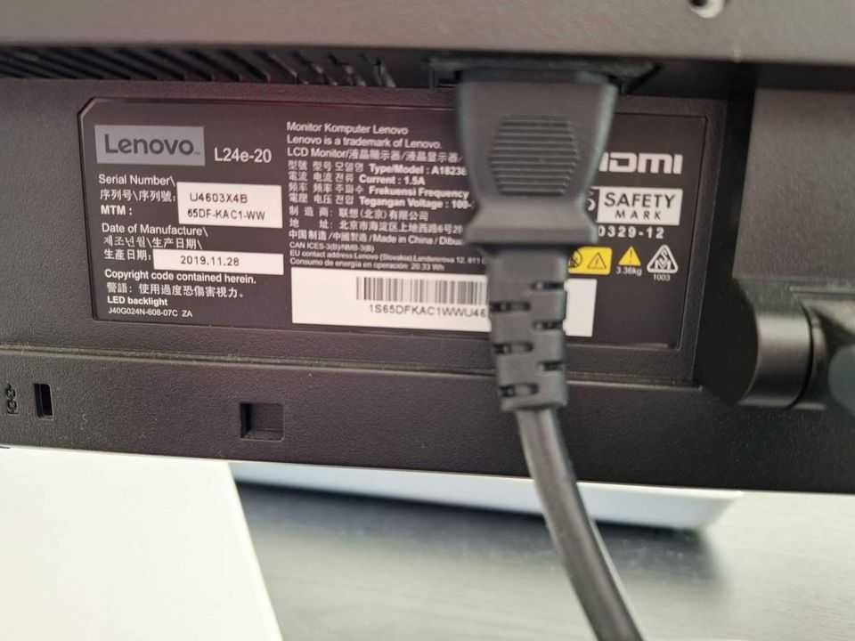 Monitor Lenovo L24e-20
