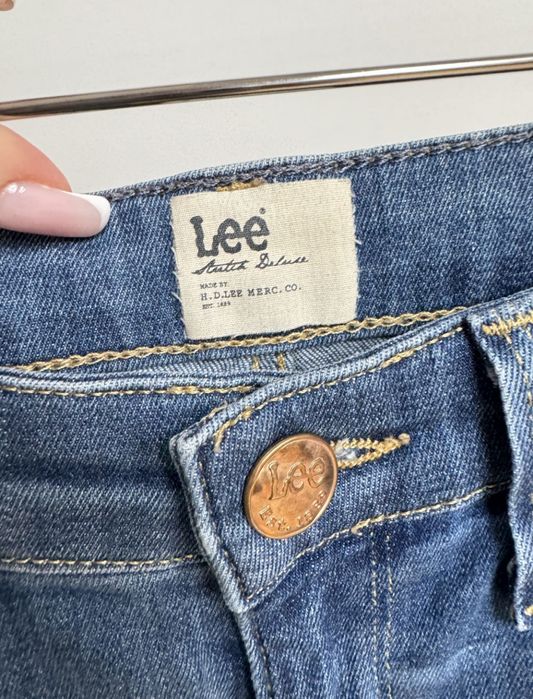 Spodnie damskie dopasowane skinny jeans LEE 27/31