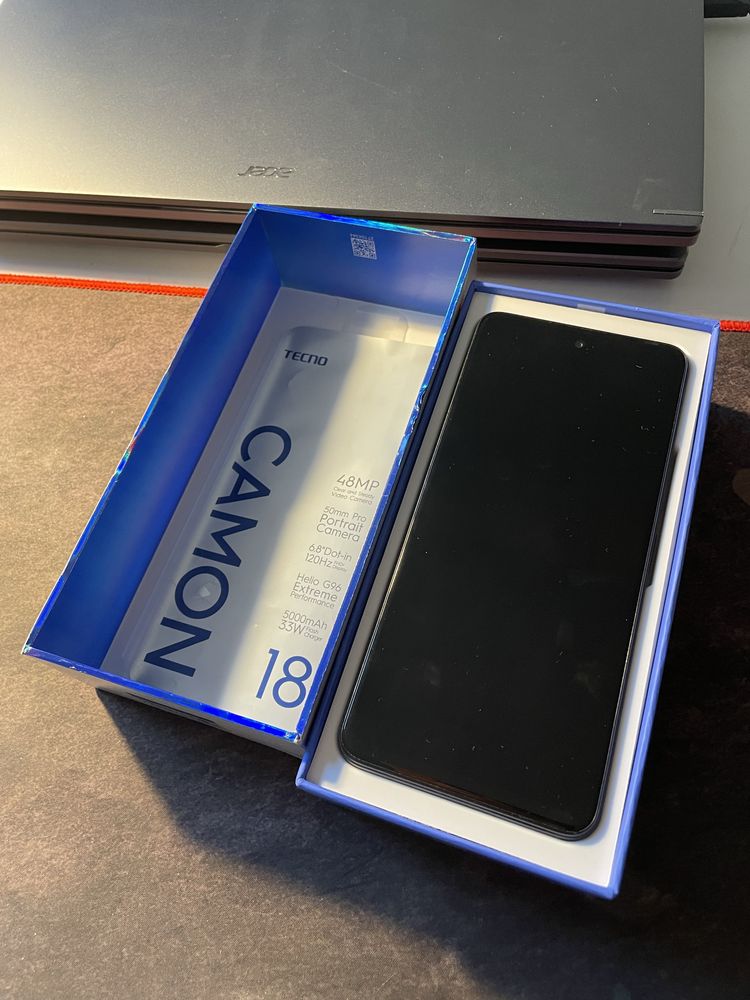Смартфон Techno Camon 18p 8/128 gb dusk grey