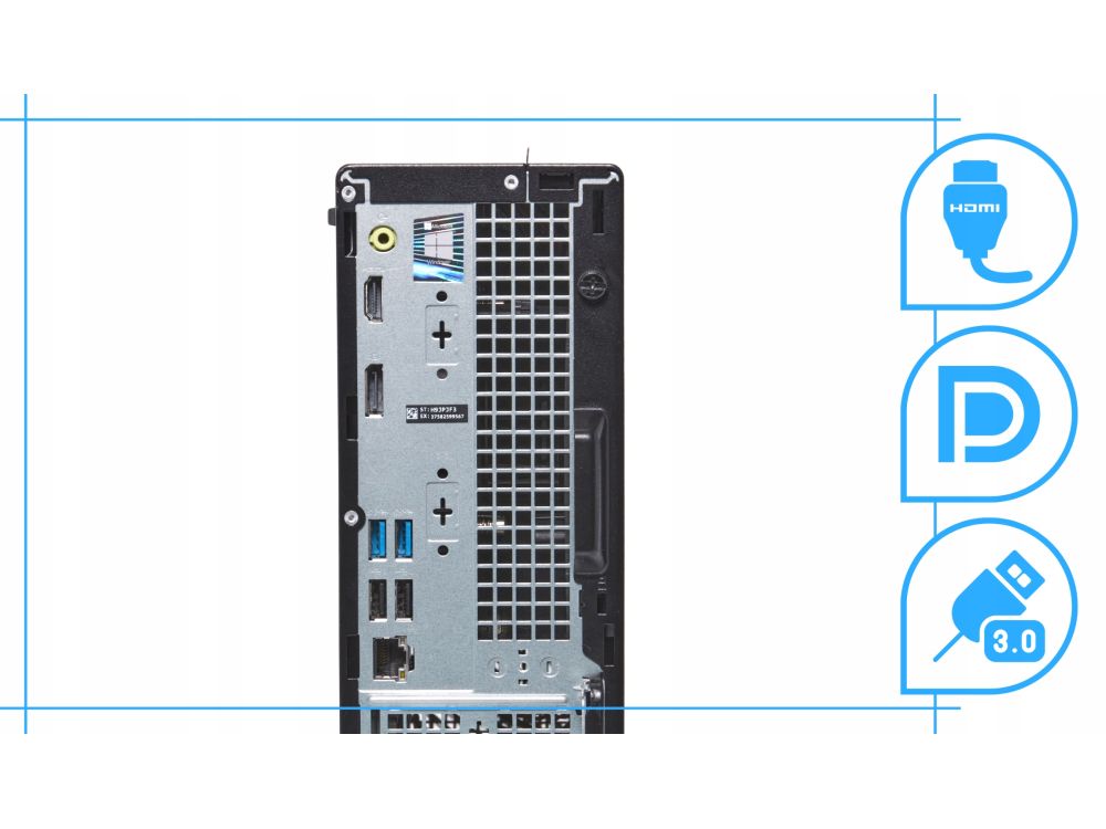 Dell Optiplex 3080 SFF PC Intel Core i5, 16GB DDR4, 512SSD Win11 Pro