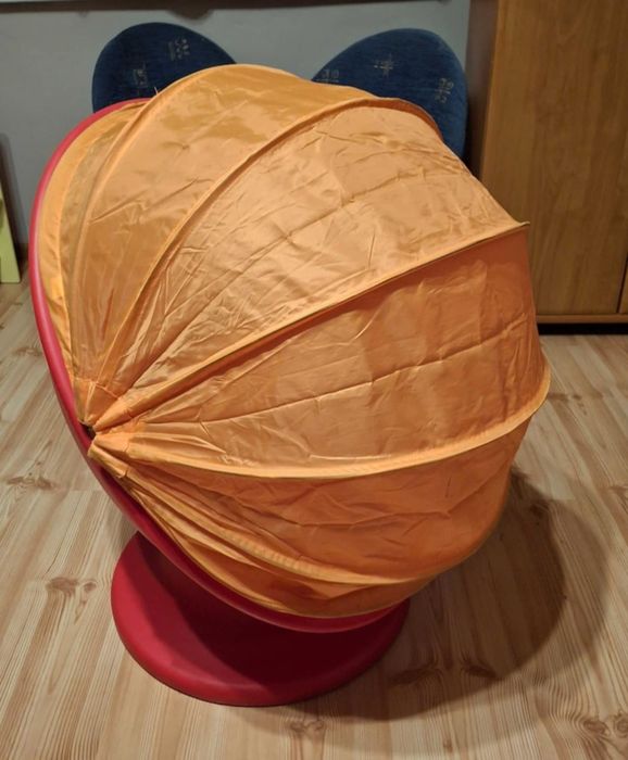 Fotele białe Ikea jajo lomsk