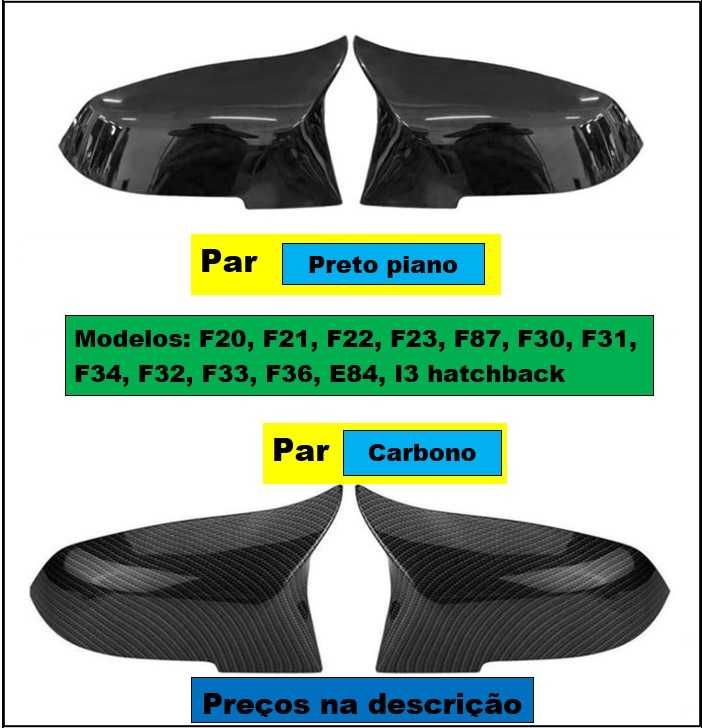 Puxador pega e guarnição carbono porta BMW F30–F31–F32–F33–F34-F35-F36