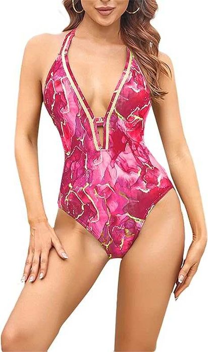 Nowy strój kąpielowy /kostium /1 częściowy/figi/biustonosz/2919-L