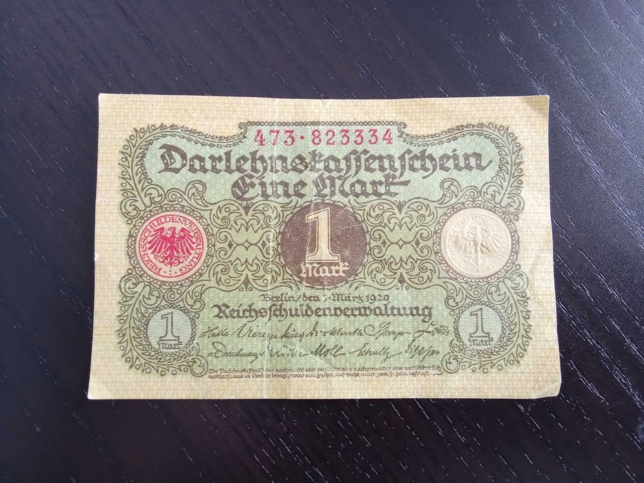 1 Mark 1920 Alemanha