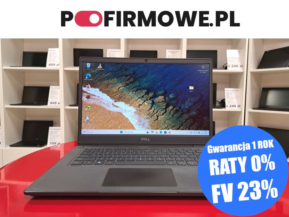 Laptop 14" Dell Latitude 3410 i7-10gen 16GB 256SSD Win11 FHD Kamera