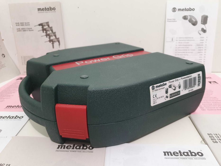 Zestaw walizka + akumulator 4,8v 1.25Ah Metabo Power Grip wkretarka