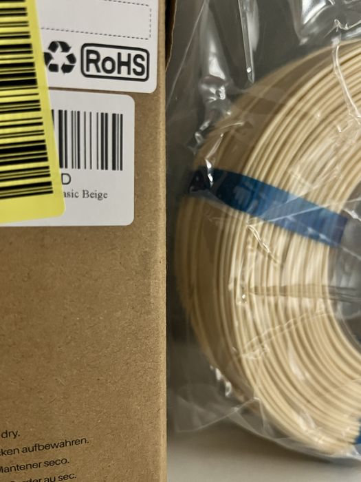 Filamento impressora 3D beje