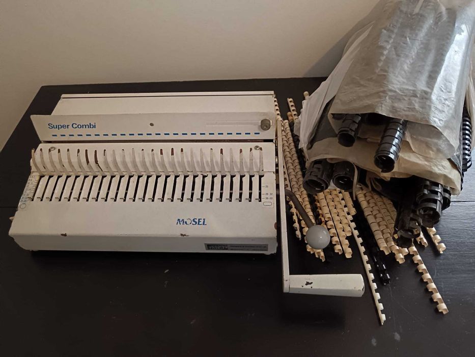 Máquina de encadernar e furar Mosel Super Combi.BARATO!