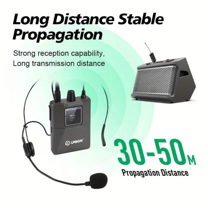 Conjunto de Microfones Profissional sem fios