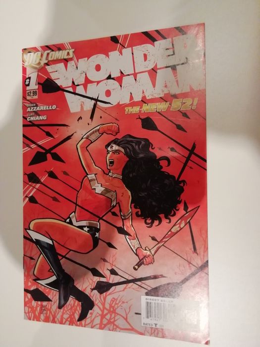 Wonder woman new 52 comic 1 Brian Azzarello banda desenhada