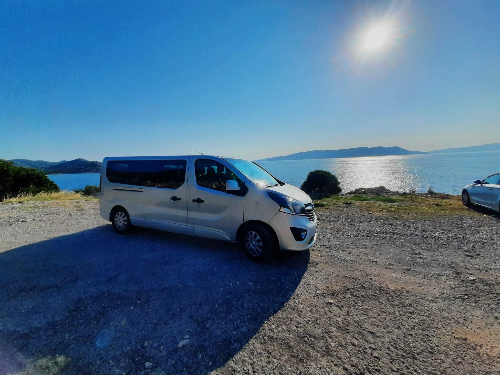 Wynajem busa 9-osobowego Opel Vivaro!! Winiety !! Wolne wakacje !!