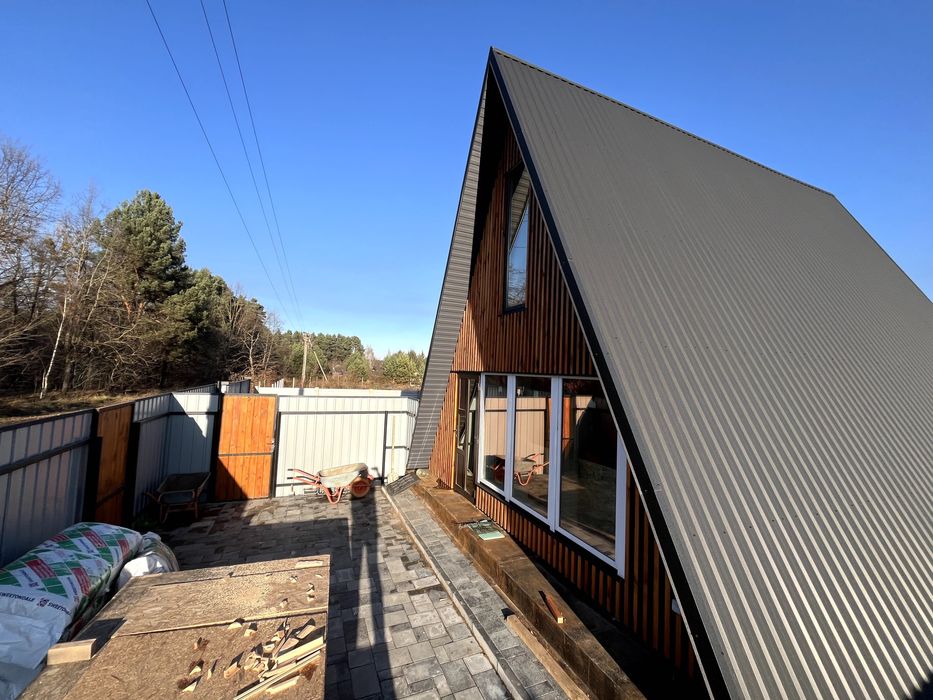 № продаж Каркасний будинок A-Frame з ділянкою 5 соток Камʼяна гора