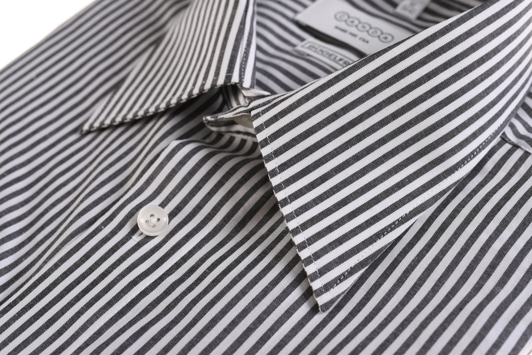 C&A CANDA koszula męska w grafitowy prążek bawełna non iron M k 39 40