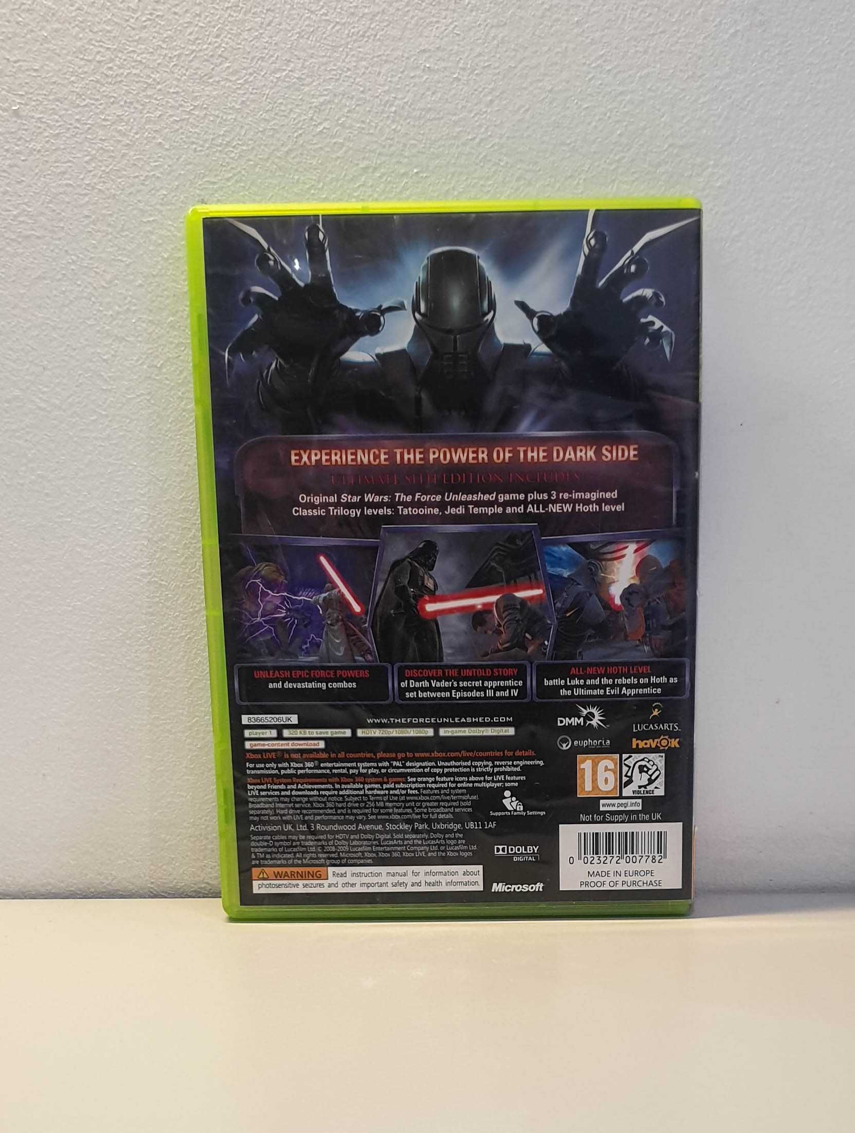 Gra Star Wars Force Unleashed Ultimate Sith Editionn X360 UNIKAT