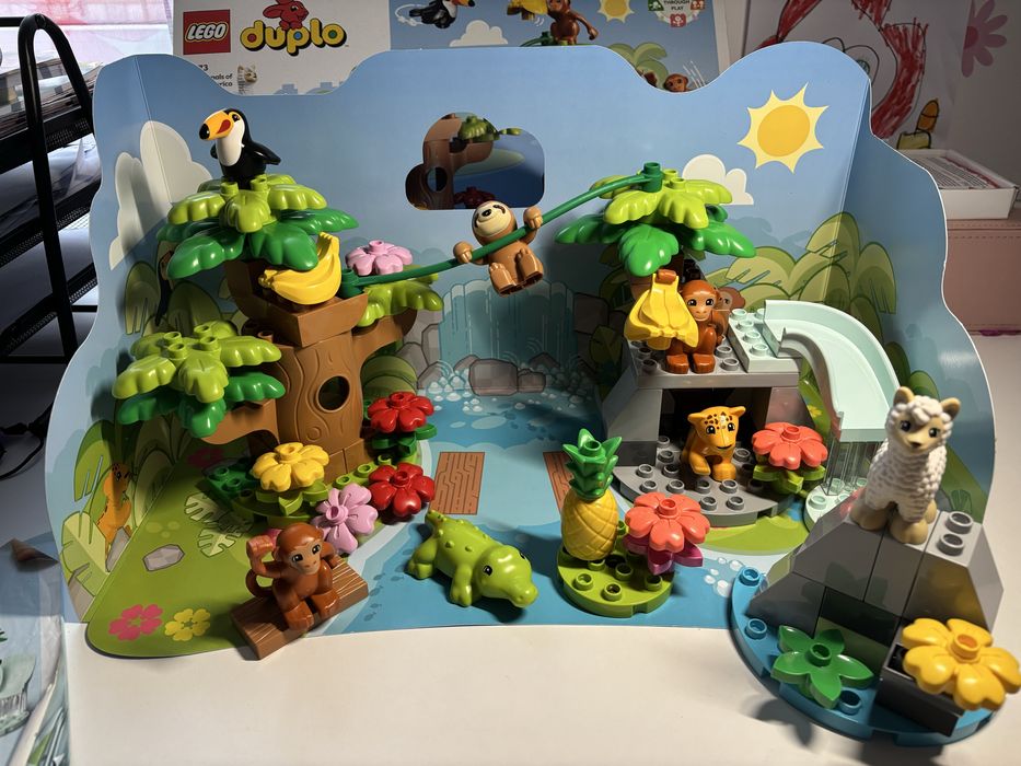 Klocki Lego Duplo zwierzęta Ameryki południowej