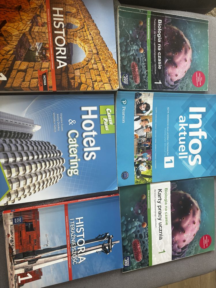 Podręczniki 1 klasa technikum liceum